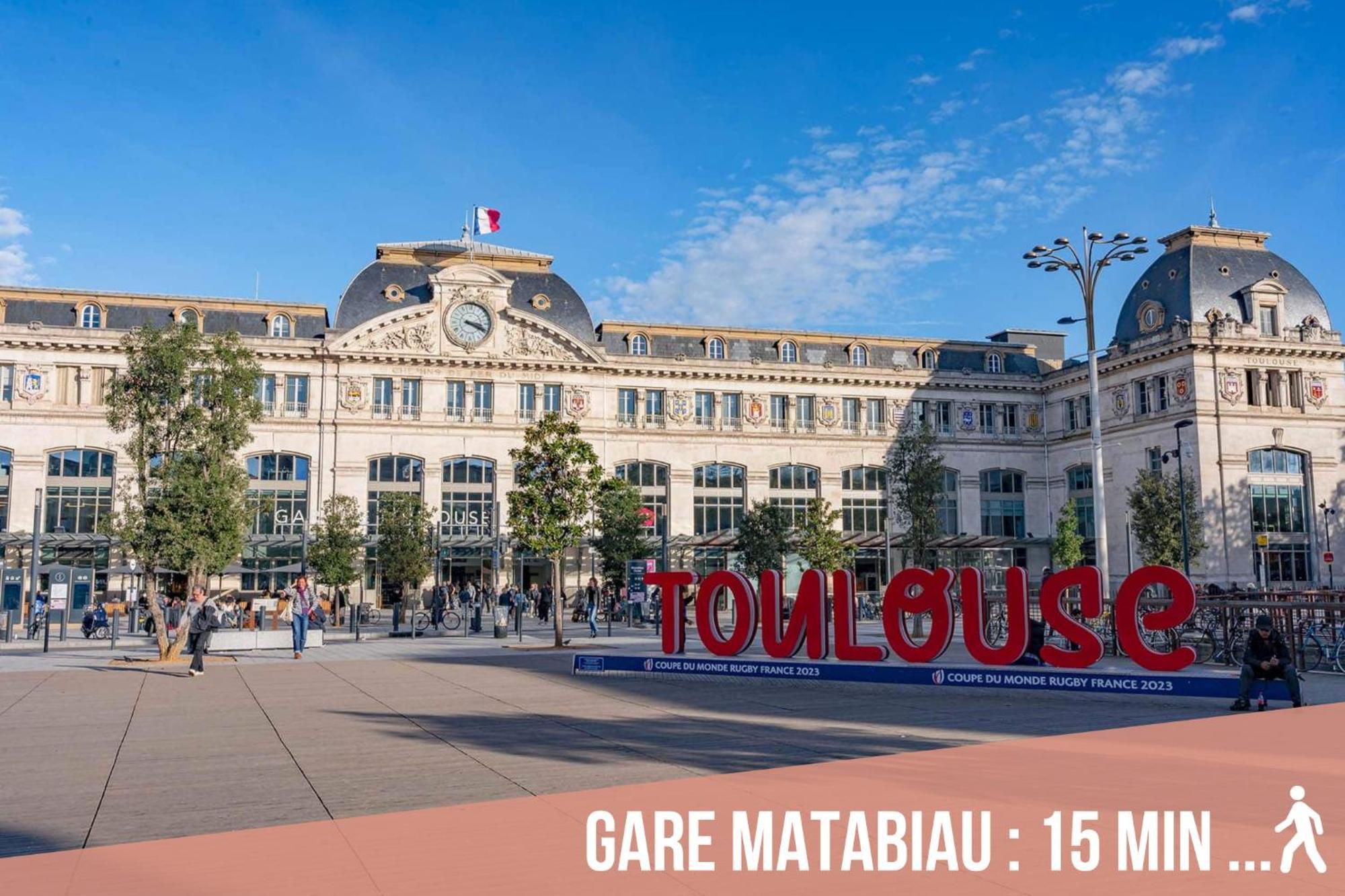 Chartreuse, Clim, Parking, Terrasse Au Calme Apartment Toulouse Bagian luar foto